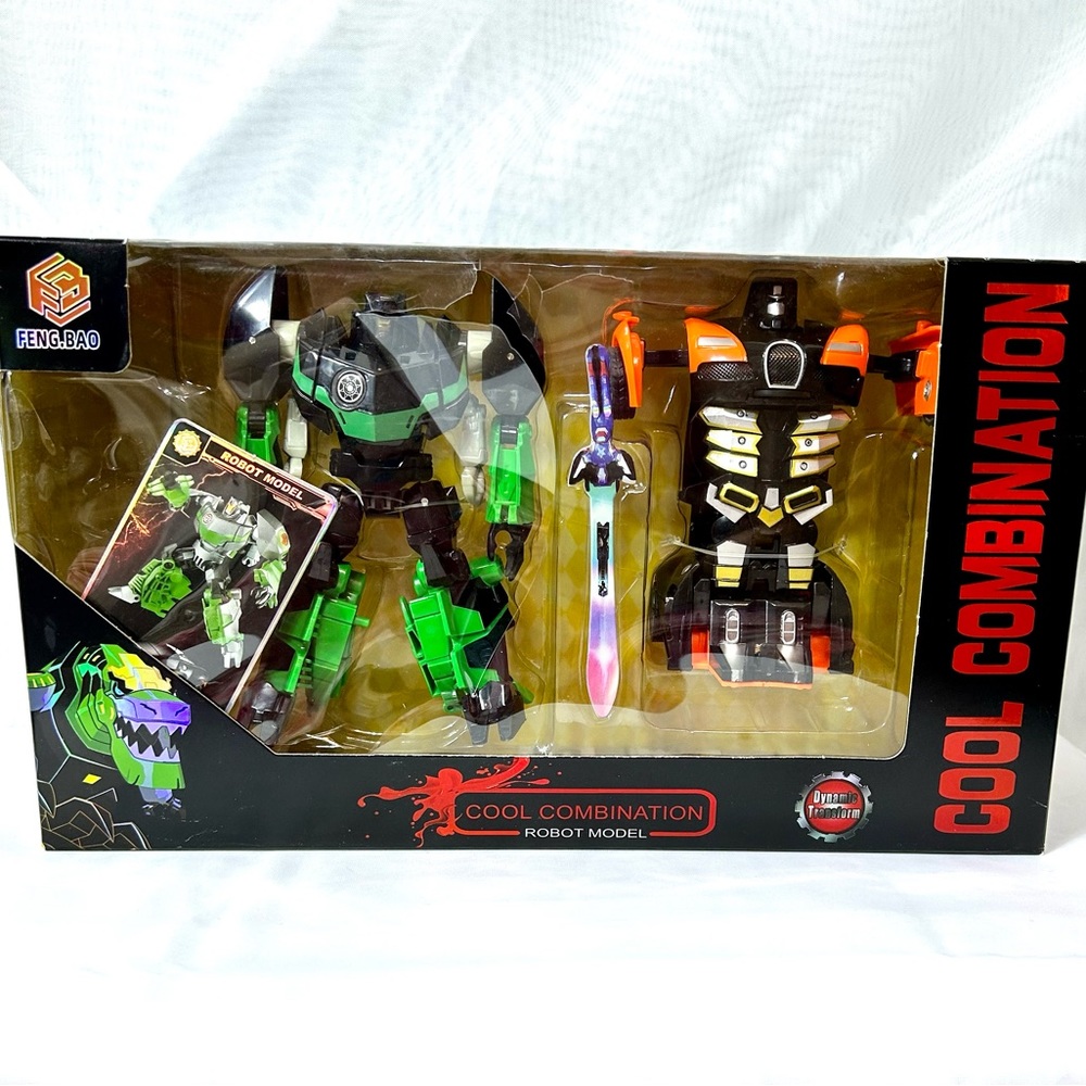NIB Transformation Action Figure Toys For Kids - Combination Robot Model